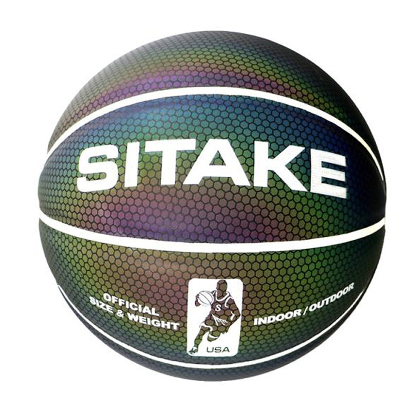 Baloncesto reflectante luminoso.