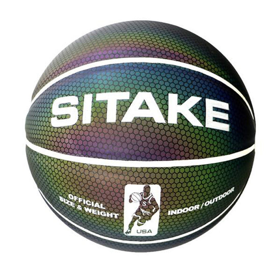 Baloncesto reflectante luminoso.