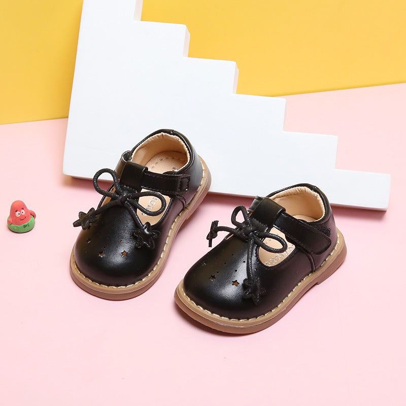 Zapatos de suela blanda para niños pequeños, transpirables, para niñas