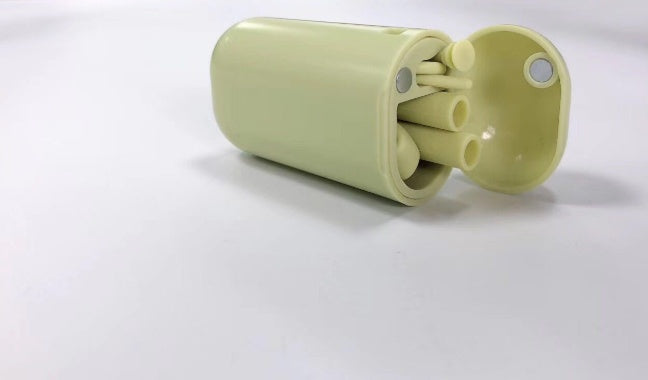 Paille de poche en acier inoxydable, réutilisable, Portable, livraison directe 