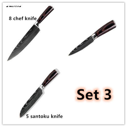 Ensemble spécial menuisier ensemble 6 pièces ensemble 8 pièces couteau couteau de Chef couteau de cuisine couteau de cuisine