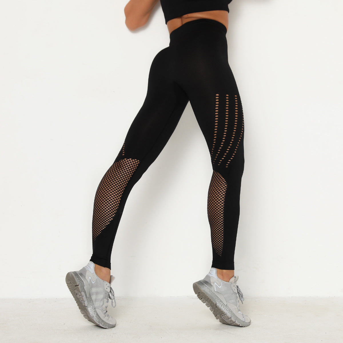 Pantalones elásticos de fitness para culturismo y glúteos para mujer