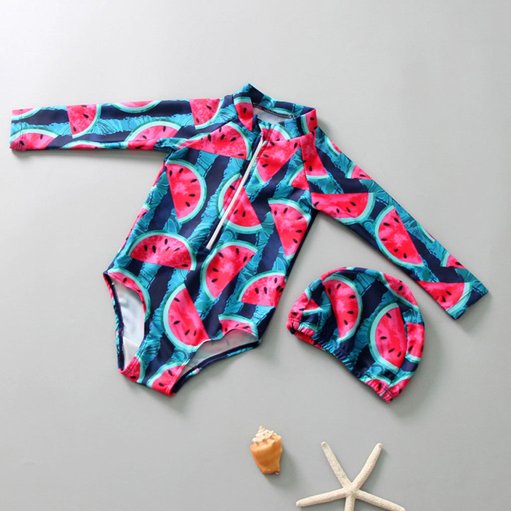 Bañador infantil fresco sandía.