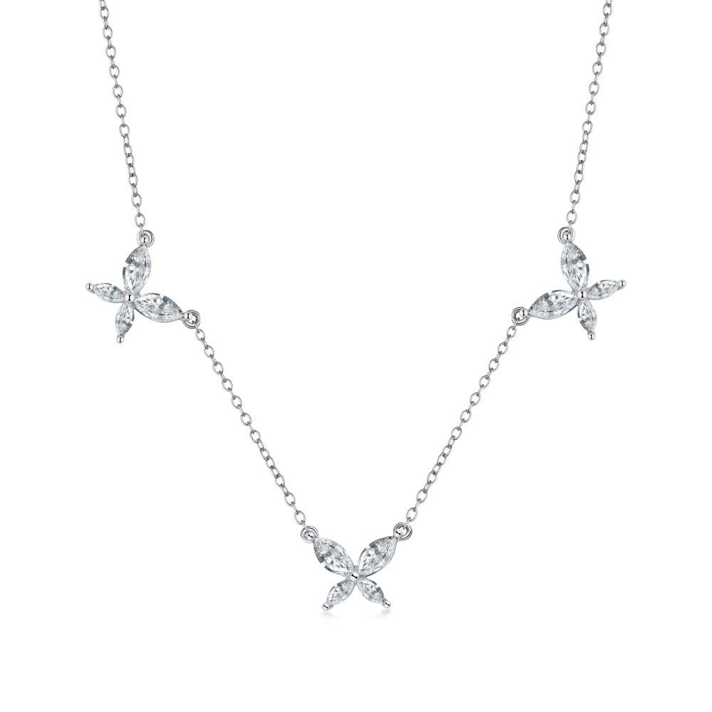 S925 Sterling Silver Butterfly Necklace