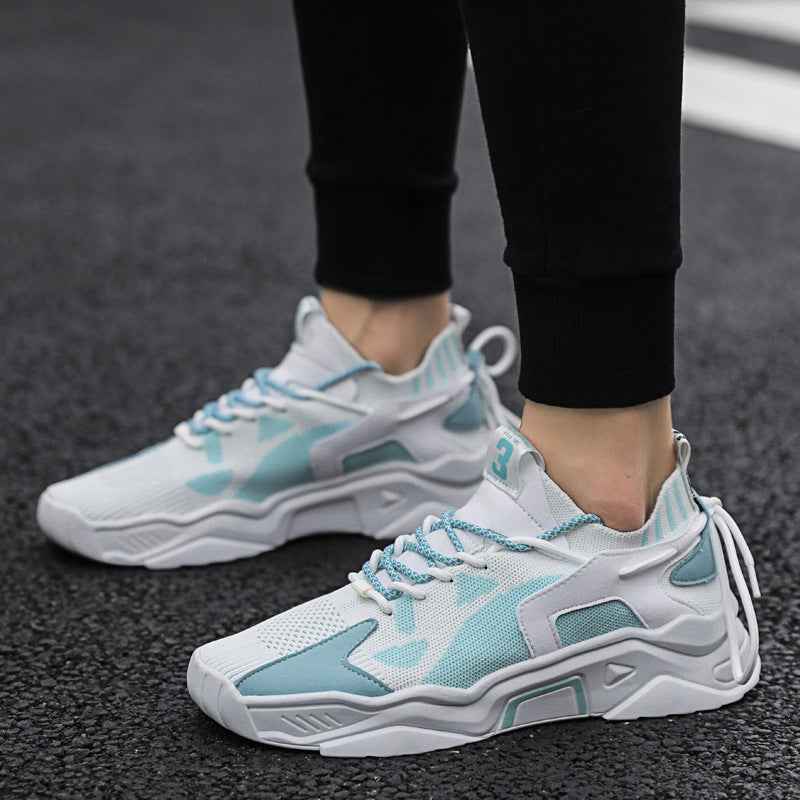 Baskets grande taille homme fond épais décontracté