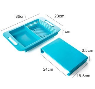 Bloques de cocina multifunción para picar, fregaderos, escurridor, tabla de cortar, herramientas para carne y verduras, accesorios de cocina, tabla de cortar