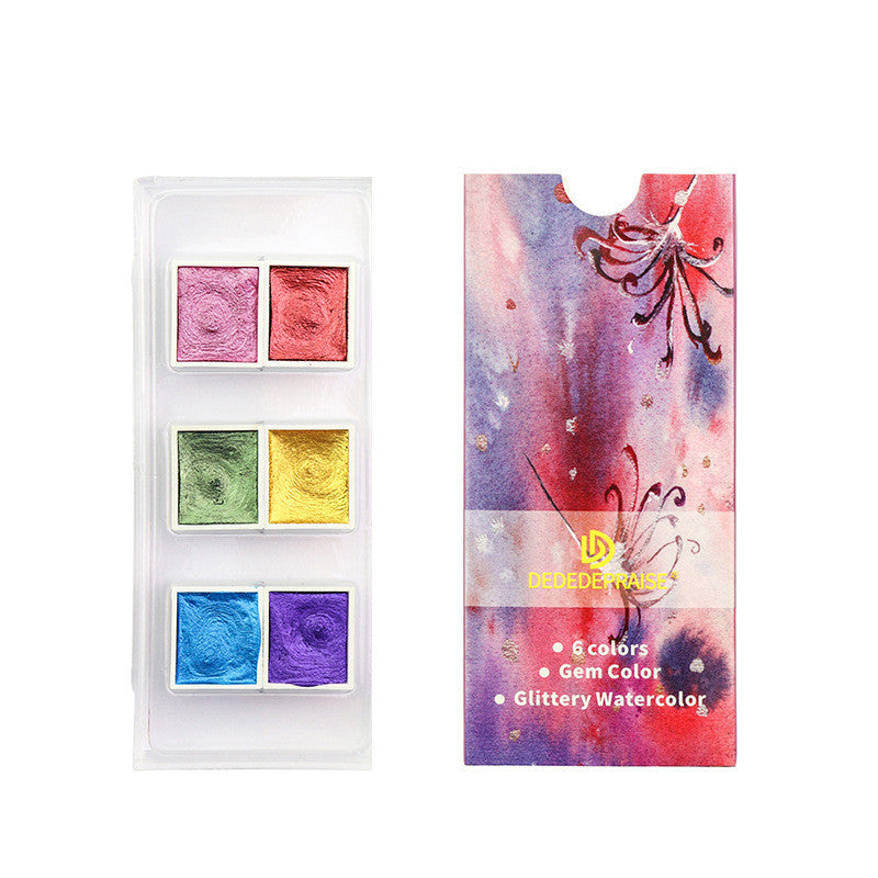 Costume de pigment pour sous-paquet d'aquarelle solide