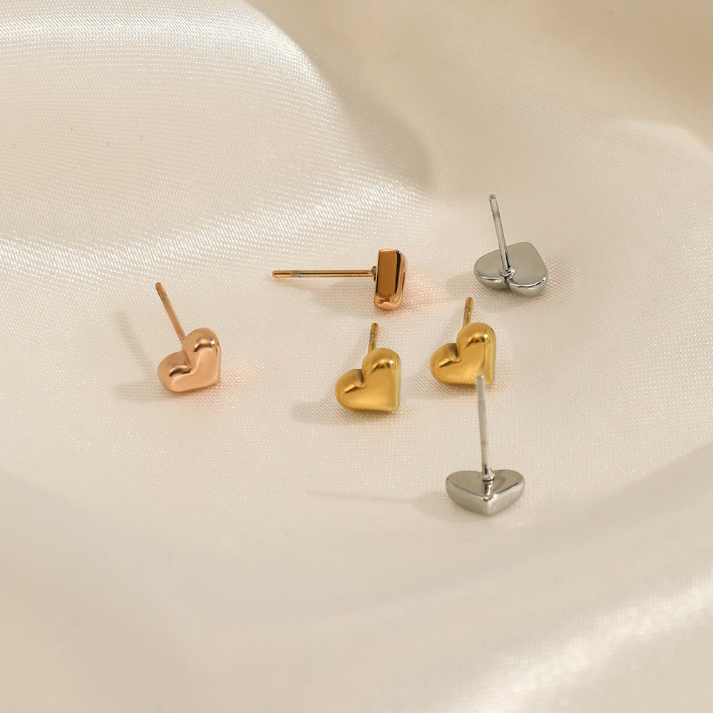 All Match Heart Shaped Earrings