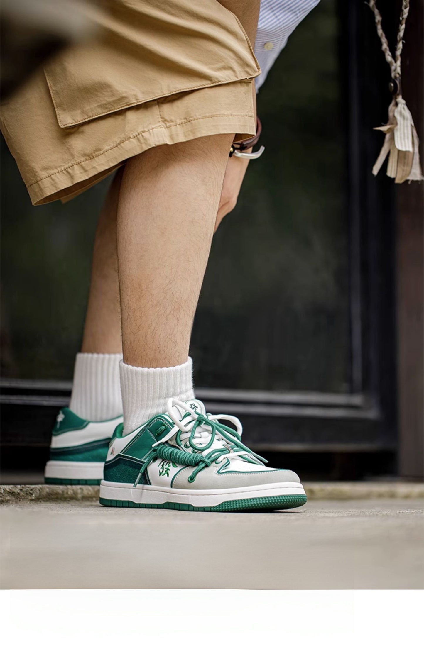 Zapatos casuales deportivos de suela gruesa Mahjong