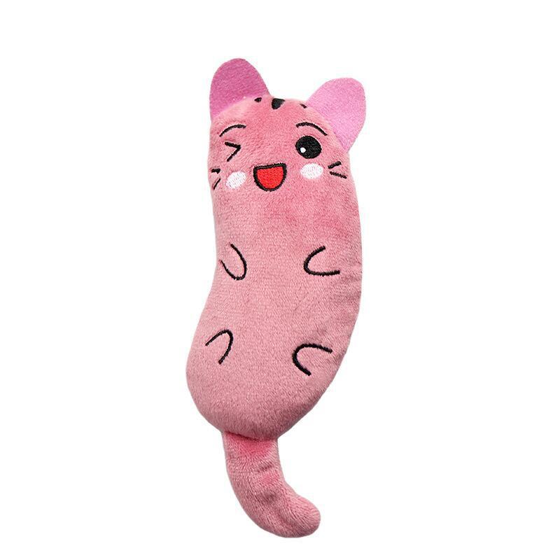 Jouets à la menthe brodés en peluche pour animaux de compagnie de chat