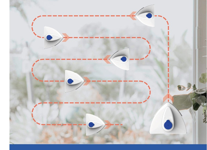 Herramienta de limpieza de ventanas de vidrio magnético, descarga automática de agua, limpiaparabrisas de doble capa, limpiador de ventanas especial para el hogar