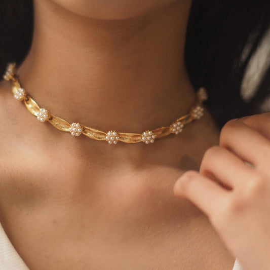 Collier Anniversaire Ruban Moyen Ancien