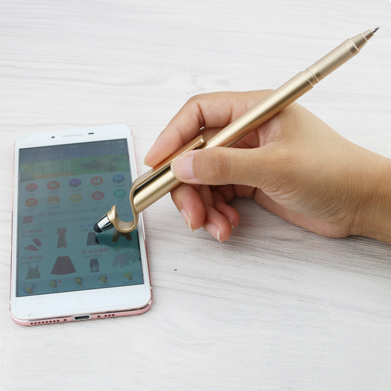 Stylo multifonctionnel de support de téléphone portable, stylo pour écran tactile