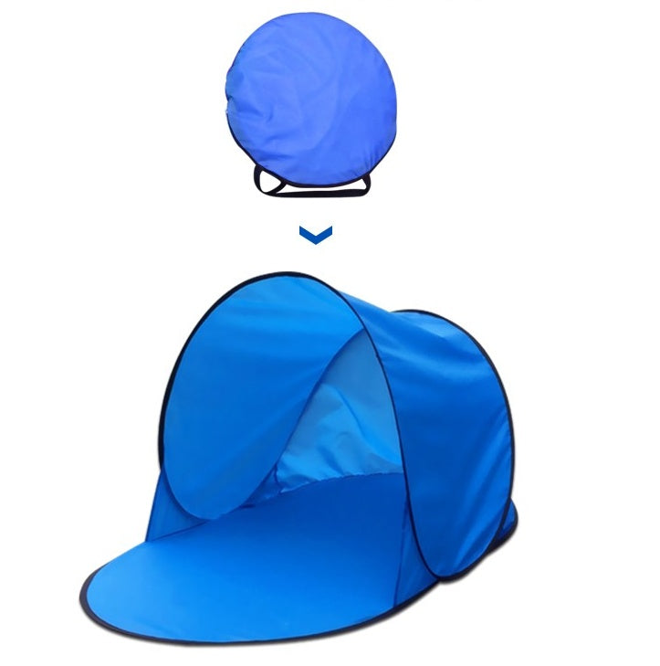 Tienda plegable con sombrilla para exteriores