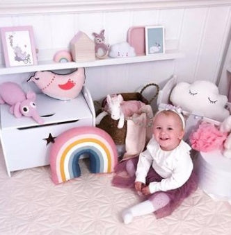 Ins – oreiller arc-en-ciel super doux, produit unique, jouets pour bébé, décoration de la maison