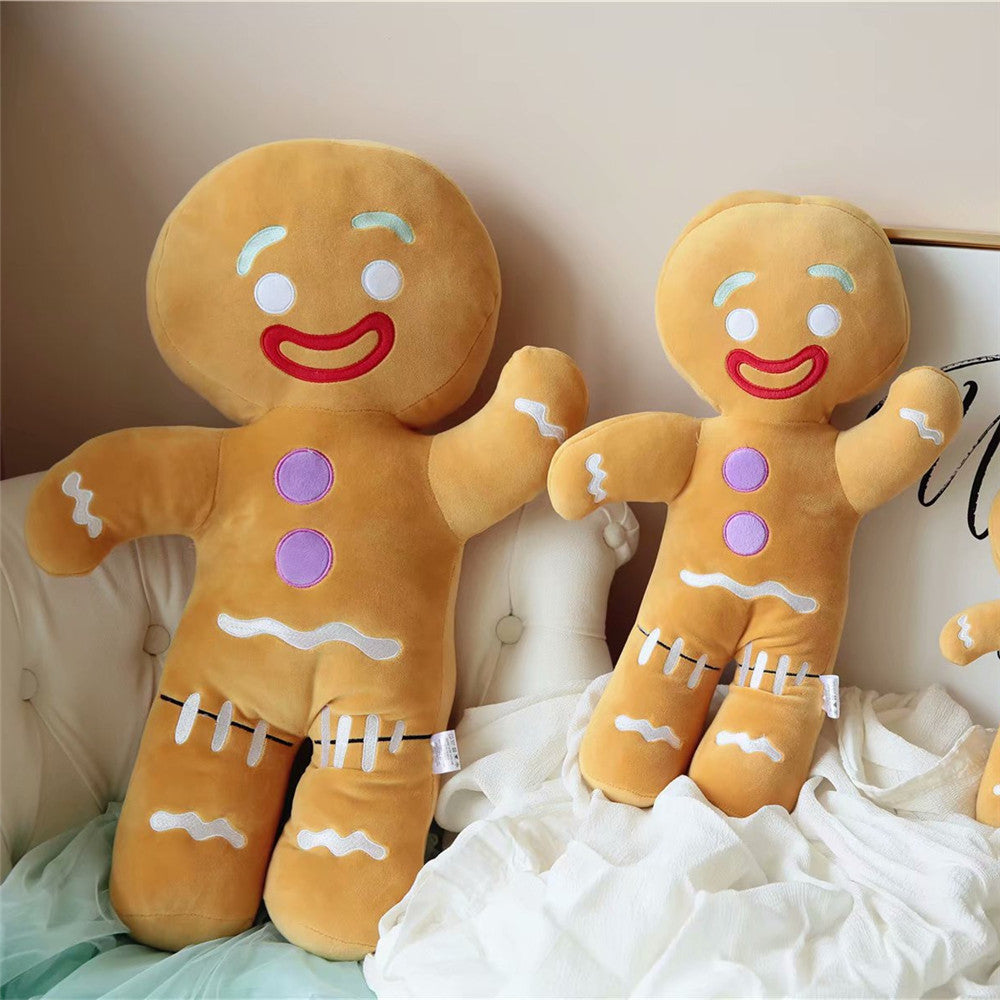 Peluche de hombre galleta de anime de dibujos animados