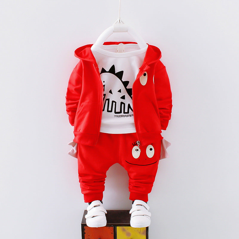 Vêtements en coton pour enfants, vêtements d'automne et de printemps pour garçons