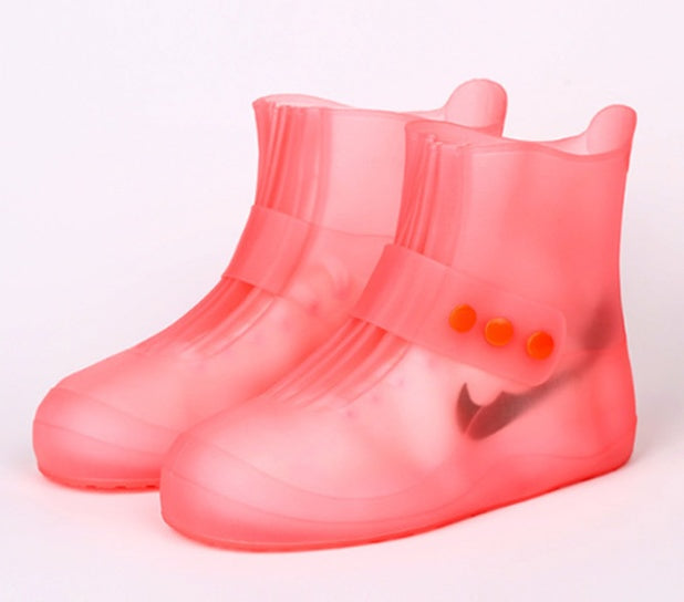 Cubierta de zapato impermeable a prueba de lluvia para hombres y mujeres cubierta de zapato inferior gruesa resistente al desgaste
