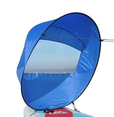 Voile de Kayak pliante, pagaie à vent, planche à pagaie Popup, voile de canoë Durable, aviron, bateau sous le vent