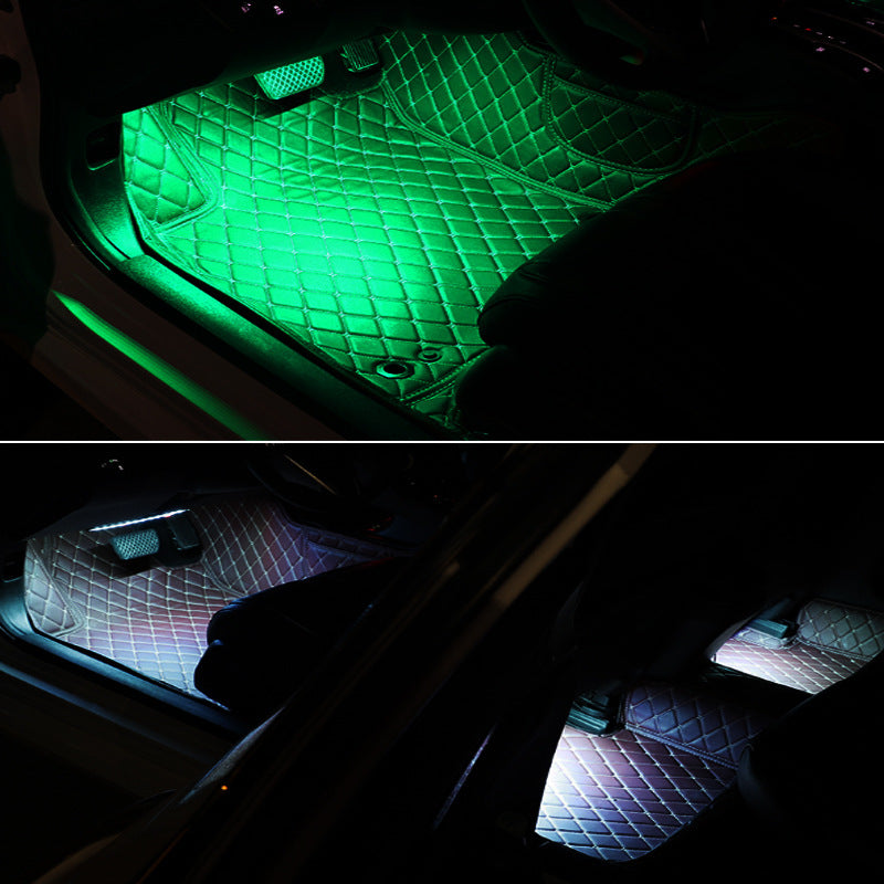 L'atmosphère fraîche de voiture de LED allume un pour quatre colorés