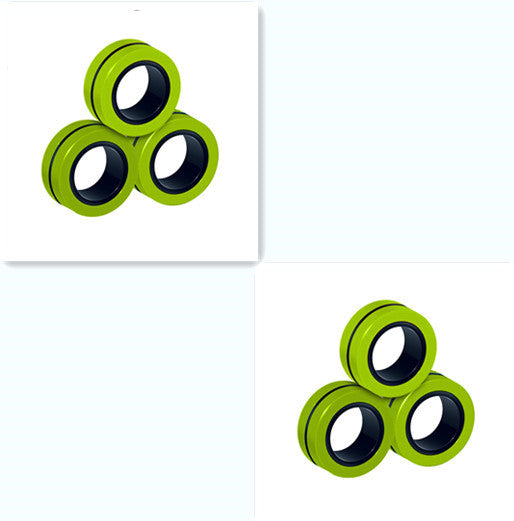 Anillo giratorio de dedo magnético