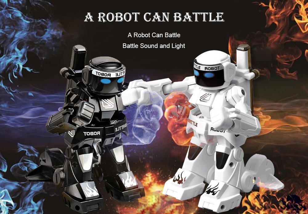 Mini Robot de combat intelligent RC 777 – 615G, 2.4G, jouet de combat pour garçons, sens, télécommande, Simulation, son et lumière, jouets corporels