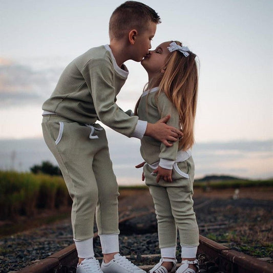 Chaqueta para niña, ropa, Tops + Pantalones, vestido para niña y niño 