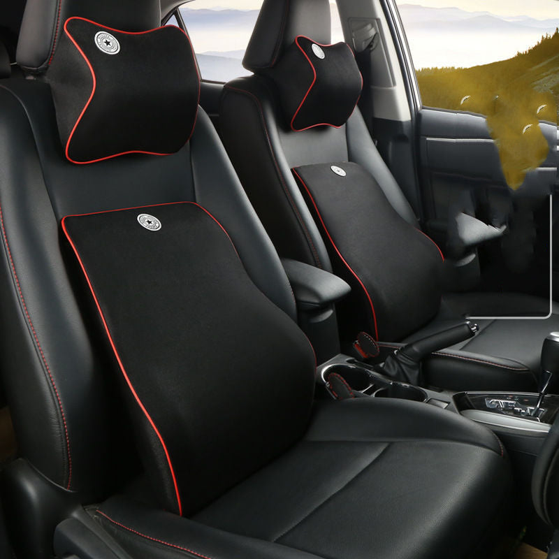 Soporte lumbar de la almohada del cuello del reposacabezas del coche de la espuma de la memoria