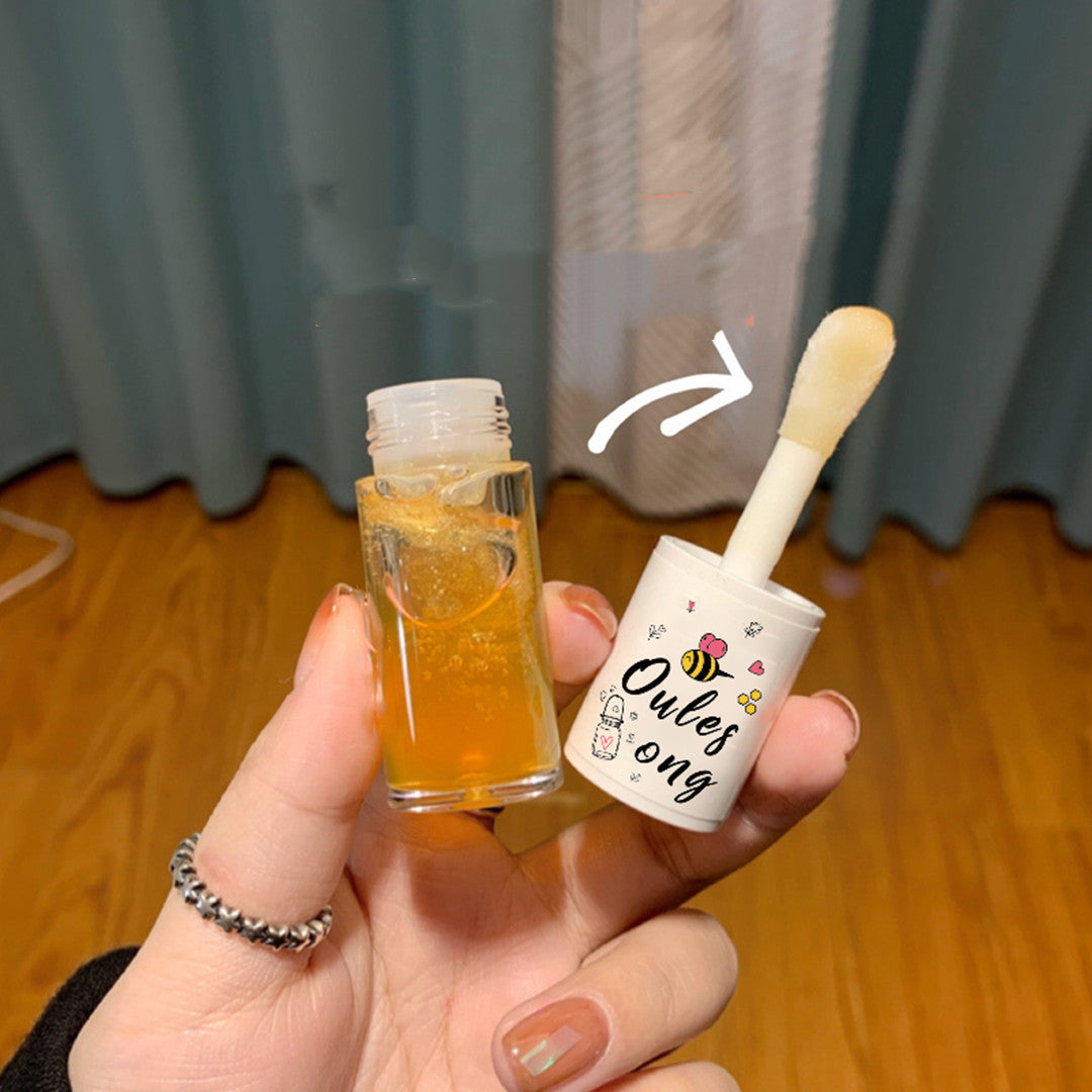 Brillant à lèvres au miel, hydratant, nourrissant et hydratant, estompe les lignes des lèvres, rouge à lèvres complet, glaçage à lèvres