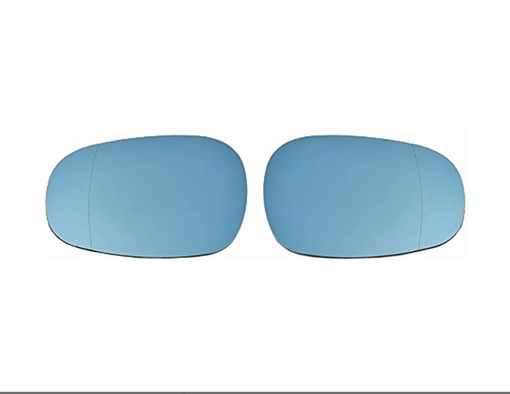 Rearview Mirror Lens With Heated Blue