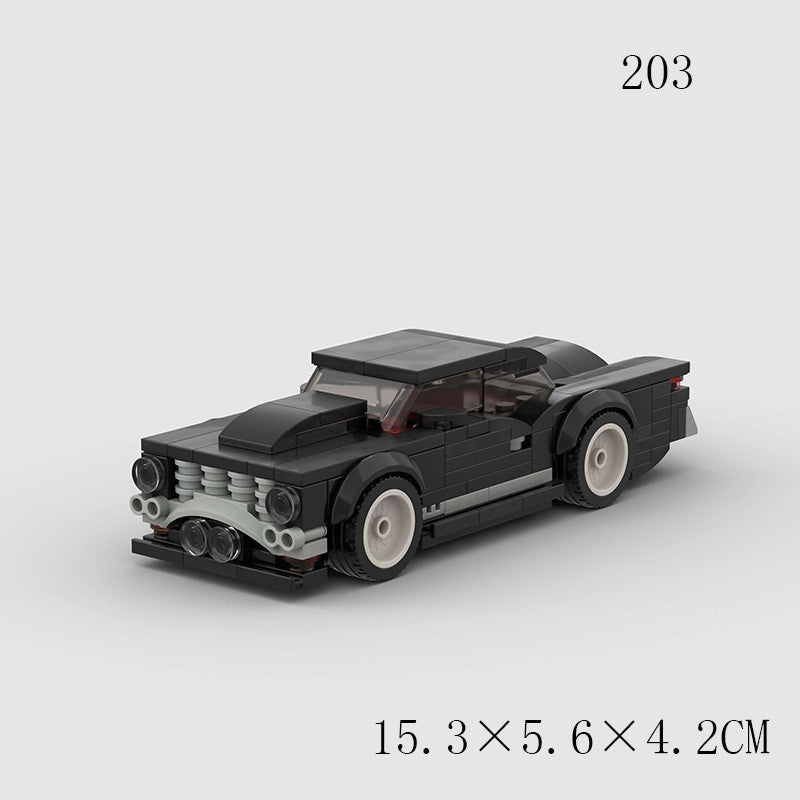 Jouets pour enfants, modèle de voiture de sport et blocs de construction à petites particules, jouets éducatifs MOC
