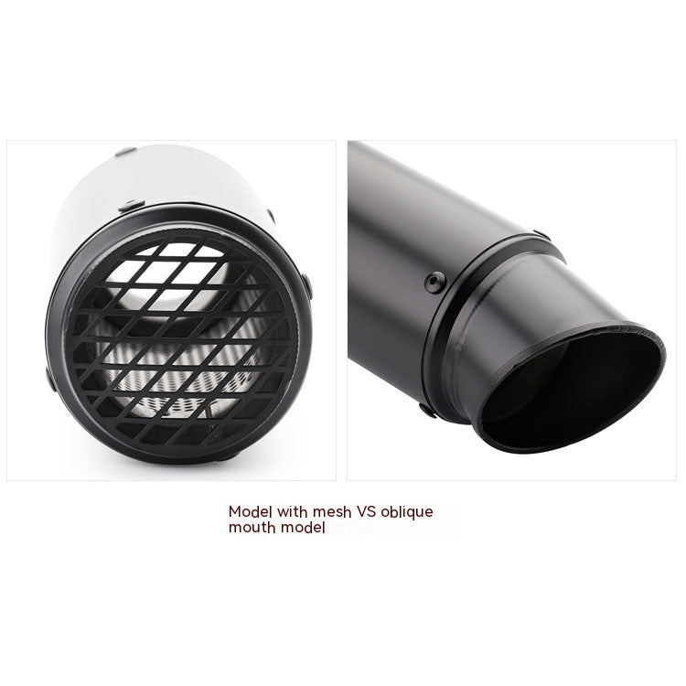 Tuyau d'échappement de baril modifié pour moto