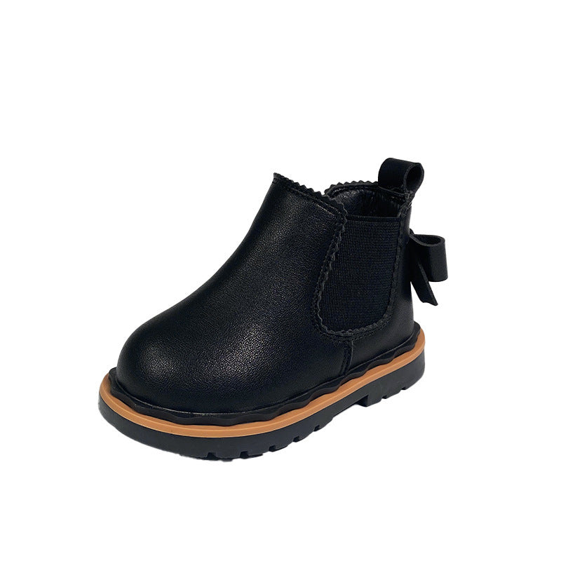 Bottes Martin Smoke Tube à nœud papillon pour filles