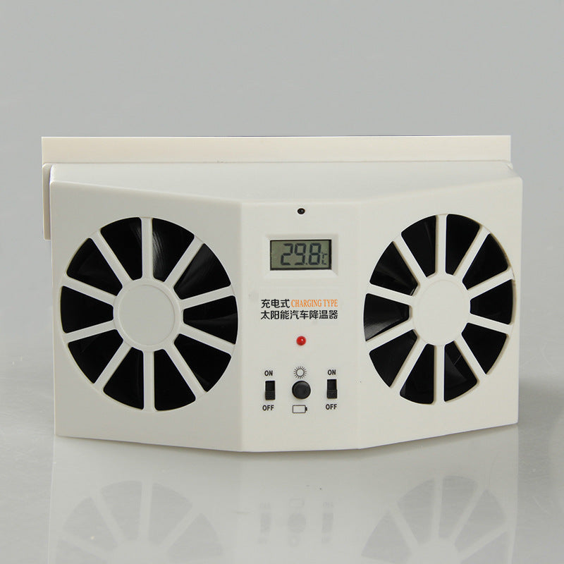 Voiture solaire de ventilateur d'échappement de voiture de ventilateur d'échappement solaire de la voiture 2W avec l'artefact de refroidissement solaire
