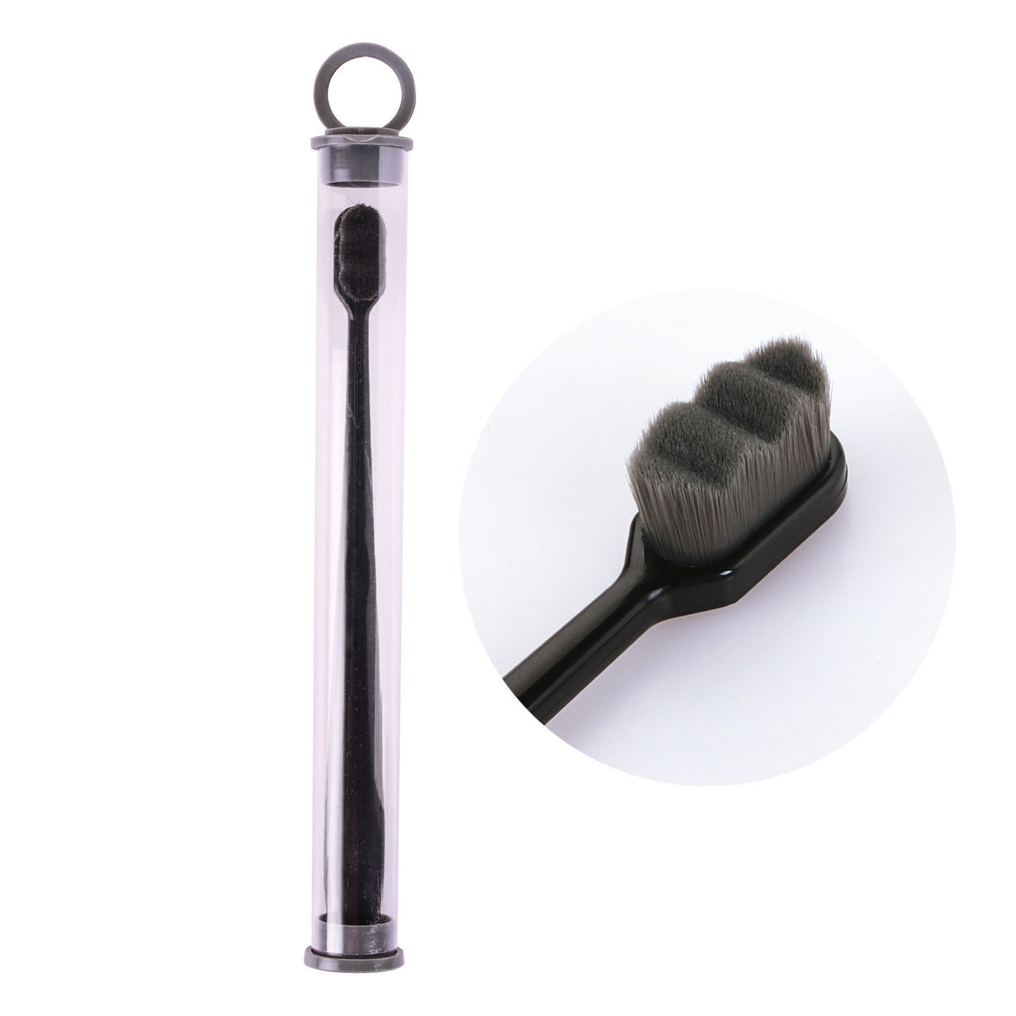 Brosse à dents Ultra-fine, poils Super doux, nettoyage en profondeur, Portable, outils de soins bucco-dentaires, nettoyage buccal, voyage