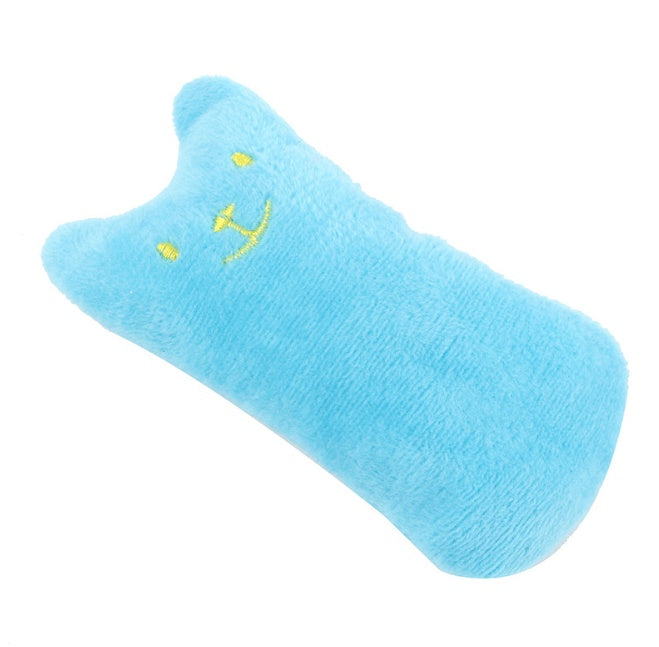 Jouets interactifs en forme d'herbe à chat pour chat, oreiller, jouet interactif, fournitures pour animaux de compagnie, pouce, peluche, dents, morsure, menthe, accessoires pour chat
