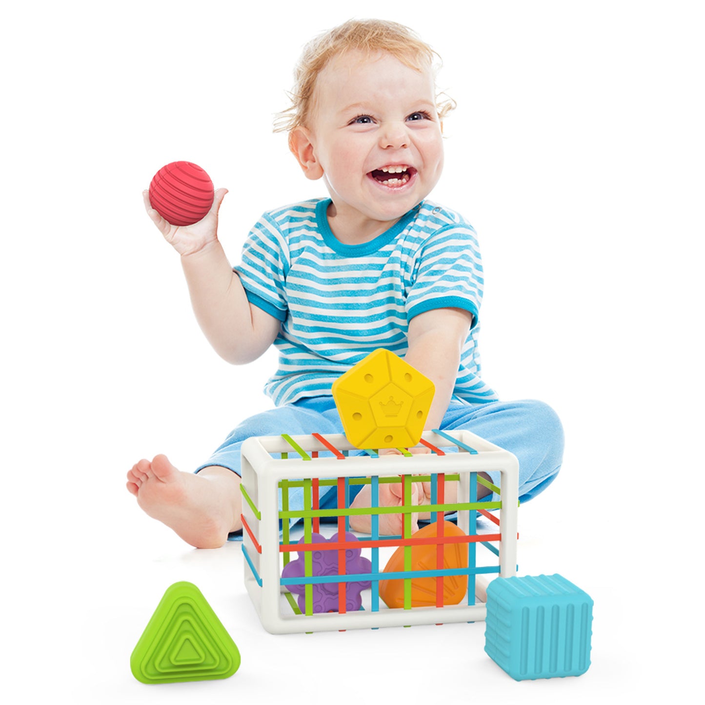 Jouets d'éducation précoce Montessori pour bébés Amazon, entraînement à la préhension pour bébés, mouvements fins