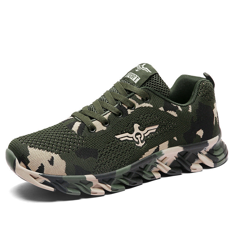 Chaussures de course d'entraînement militaire de camouflage décontracté de sport