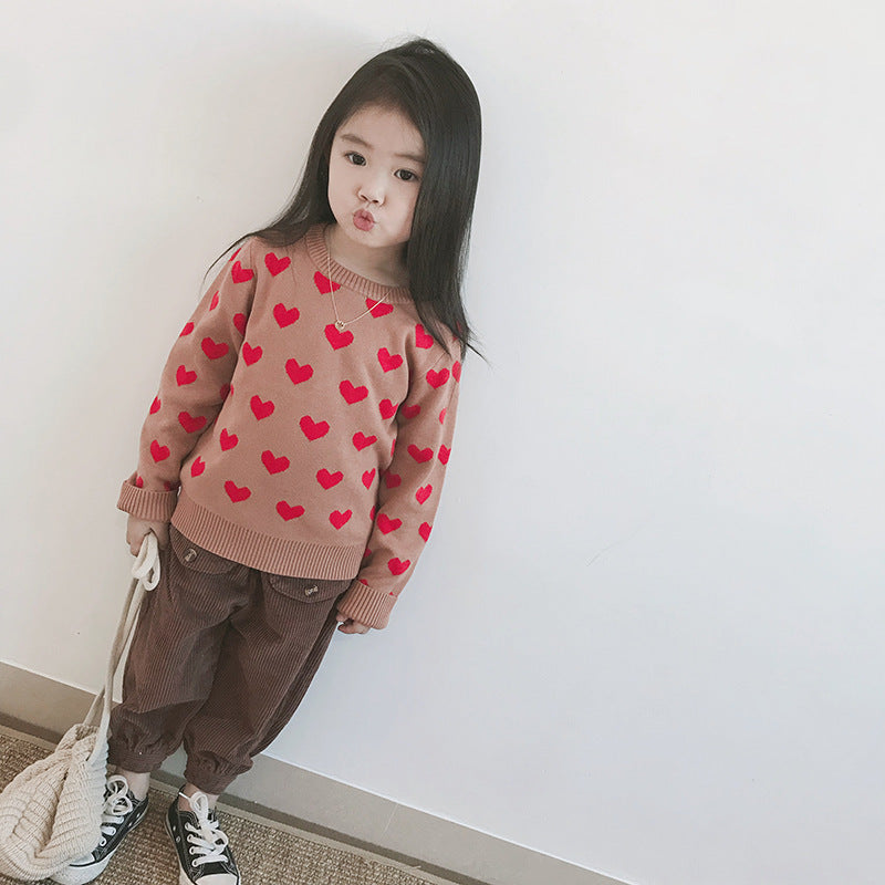 Cárdigan de invierno para niñas, suéter para niños, diseño de bolas, cárdigans tejidos para bebés, suéter informal para niños pequeños, suéter de lana para niñas