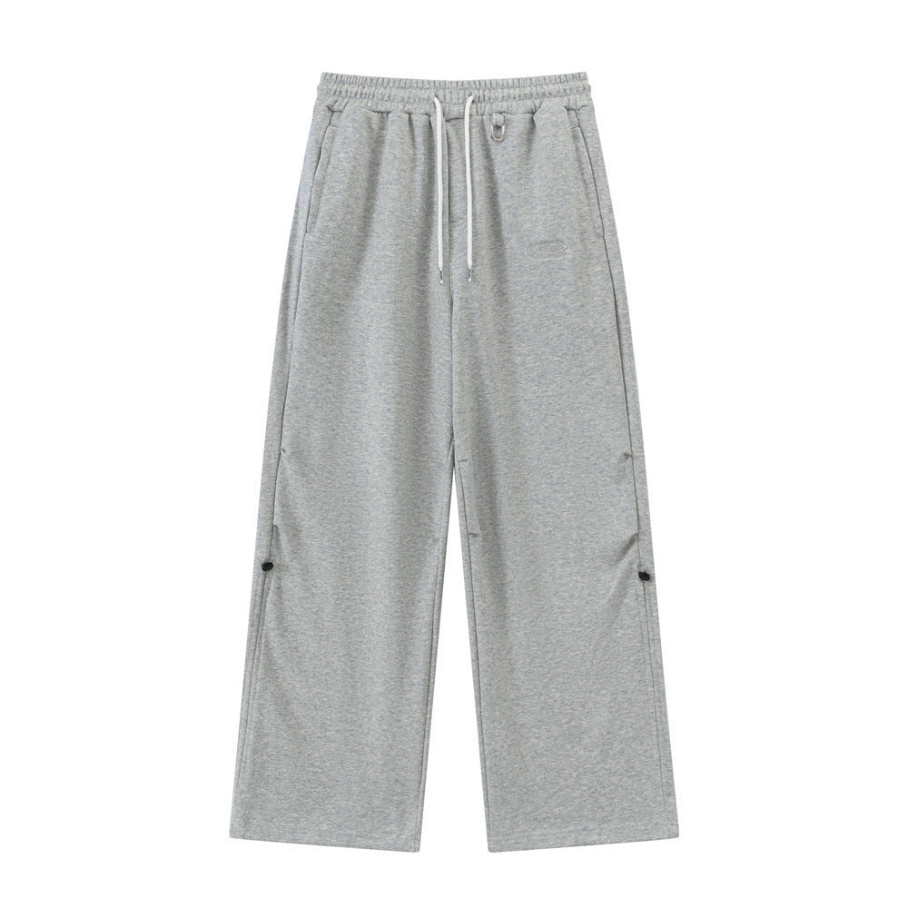 Sports Pants Men's High Street Tide Pleated Loose And Simple