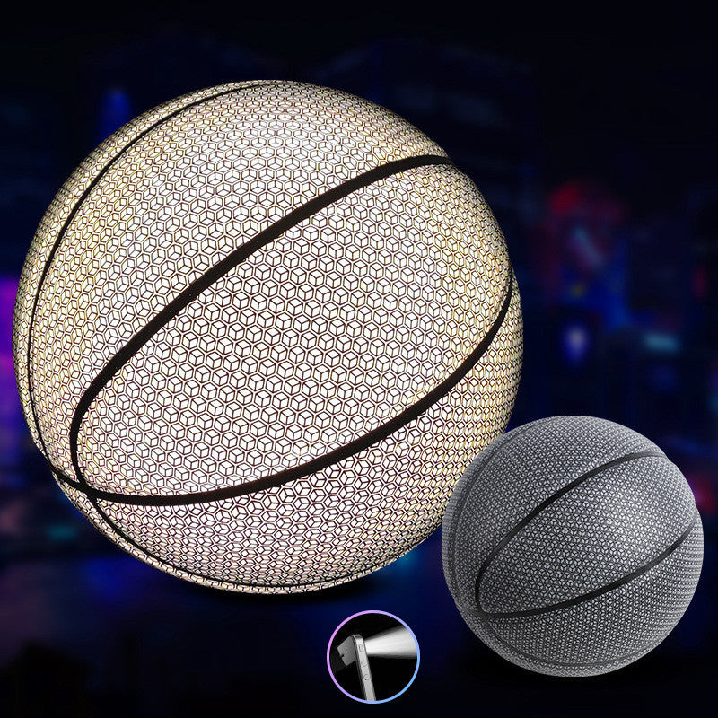 Baloncesto fluorescente brillante