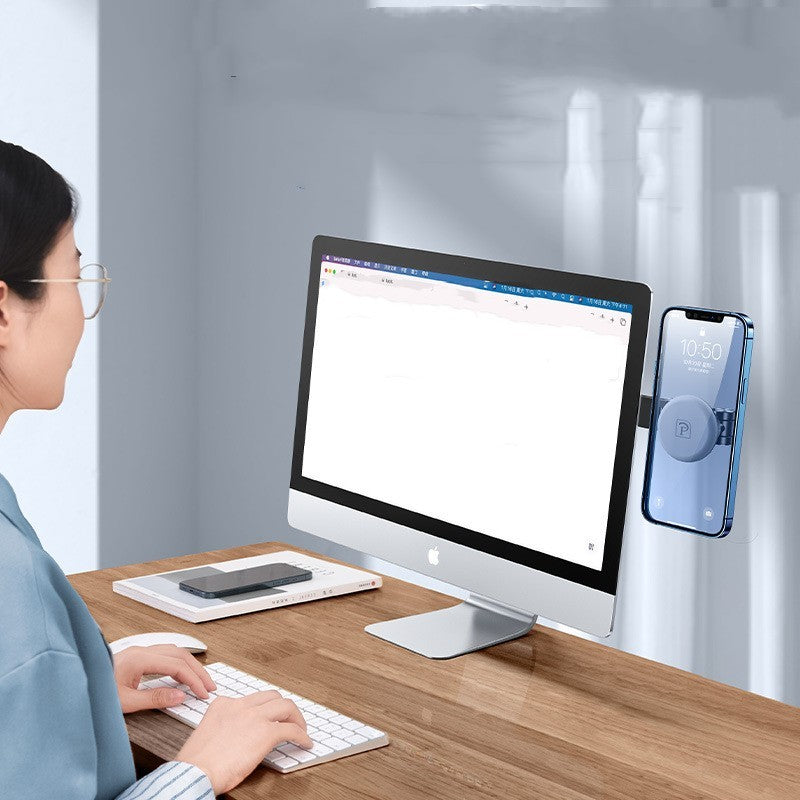 Rangement rétractable horizontal et vertical, double écran interactif avec le support magnétique de l'écran