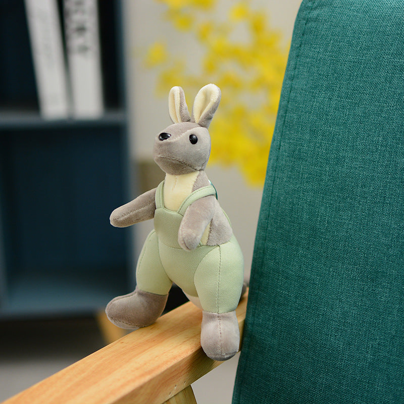 Cartoon Cute Strap Kangaroo Plush Pendant Little Doll