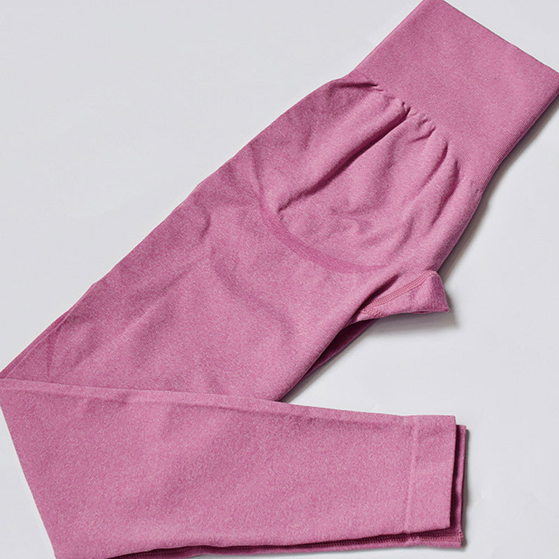 Pantalon de yoga serré élastique taille haute pantalon de fitness hanche