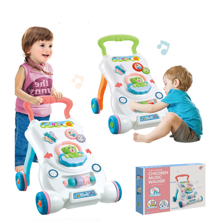 Poussette pour enfants avec musique pour aider à la marche
