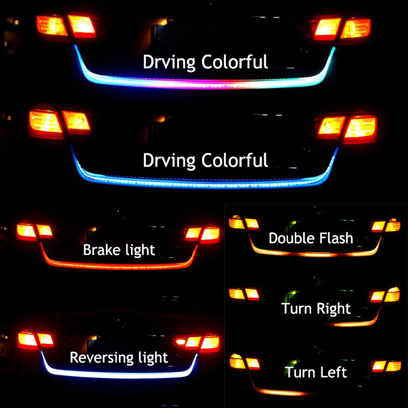 Car LED Tail Box Streamer Multi-mode Dimming Marquee