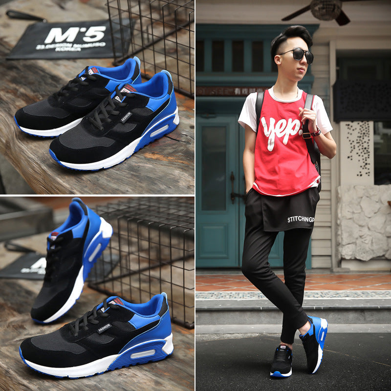 Zapatillas de correr acolchadas y de suela gruesa para hombre.