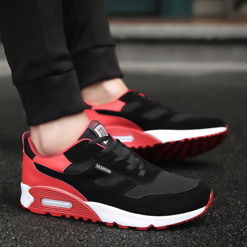 Zapatillas de correr acolchadas y de suela gruesa para hombre.