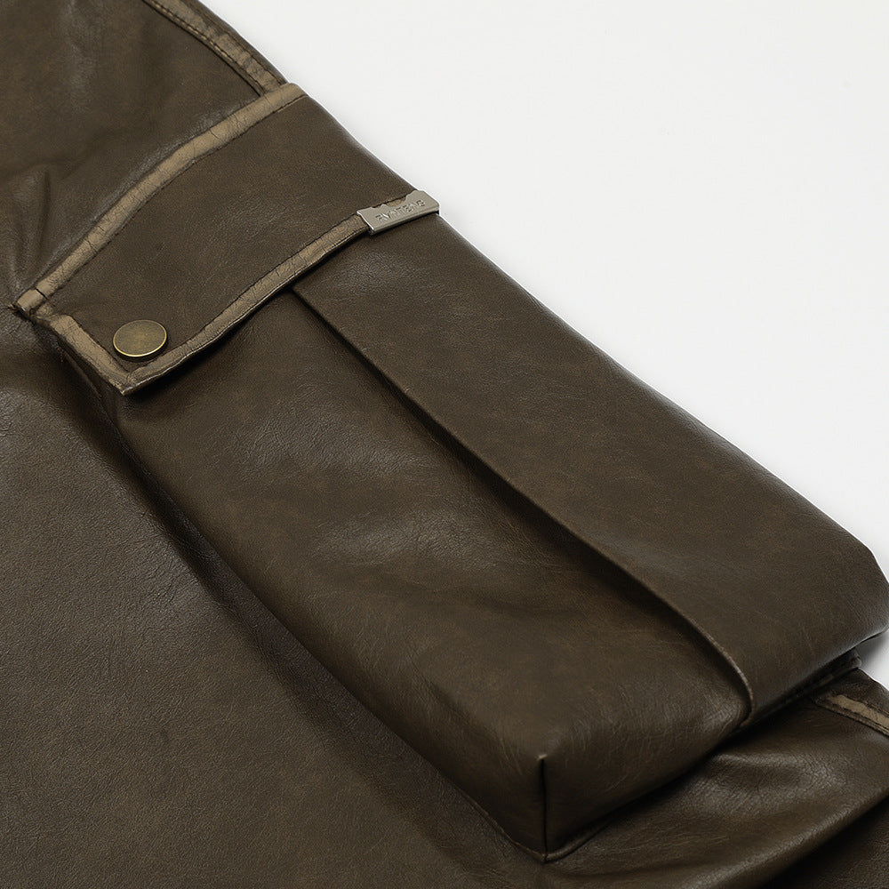 Fashion Men's Straight Loose-fitting Wide-leg Trousers