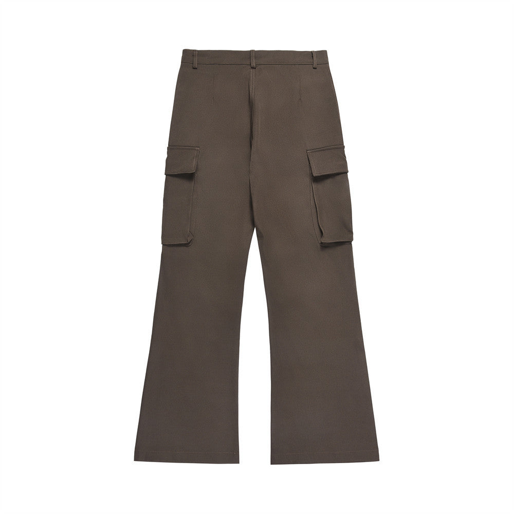 Workwear Multi-pocket Bootleg Pants Men